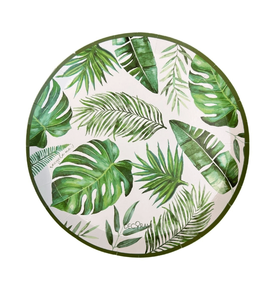Pappteller "Tropical" 8+1 Stk.