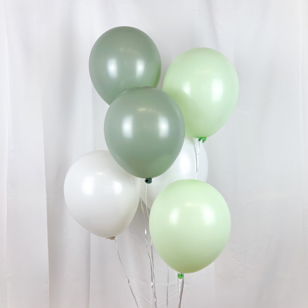 Luftballon-Set Eukalyptus 20 Stk.