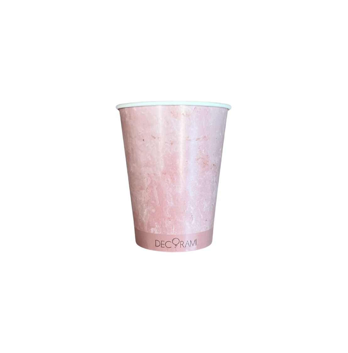 Pappbecher Rosenquarz 8 Stk.