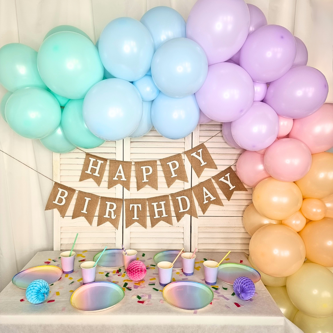 Ballongirlanden-Kit DIY Pastellfarben