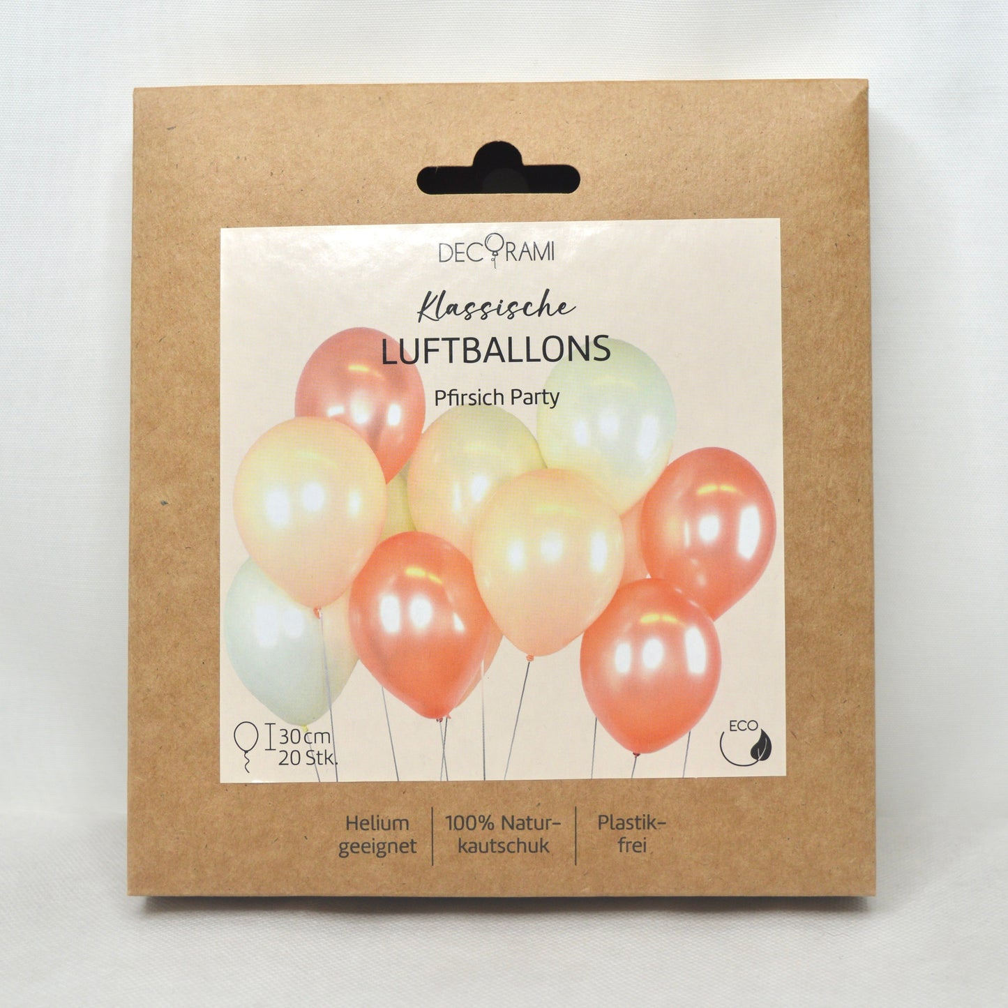 Luftballon-Set "Pfirsich Party" 20 Stk.