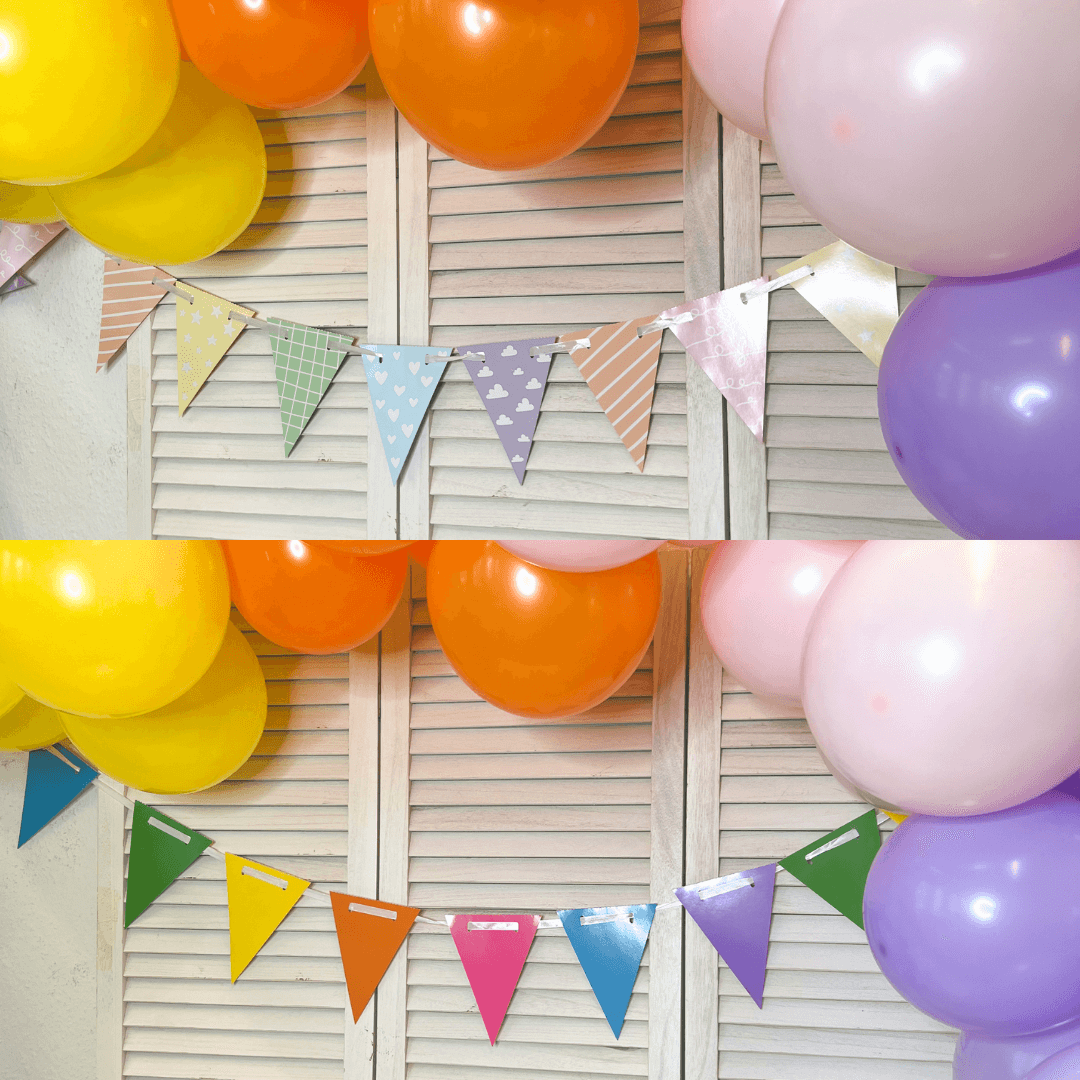 DIY 2-in-1 Wimpelgirlande