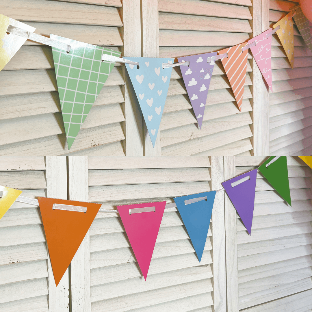 DIY 2-in-1 Wimpelgirlande