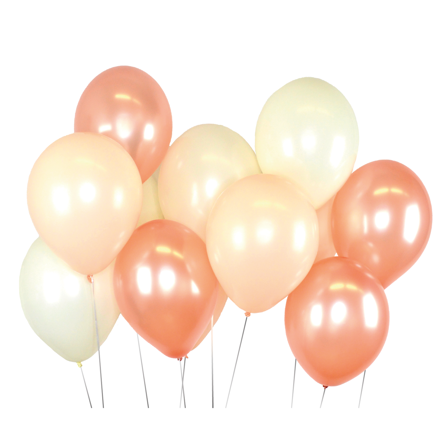 Luftballon-Set "Pfirsich Party" 20 Stk.