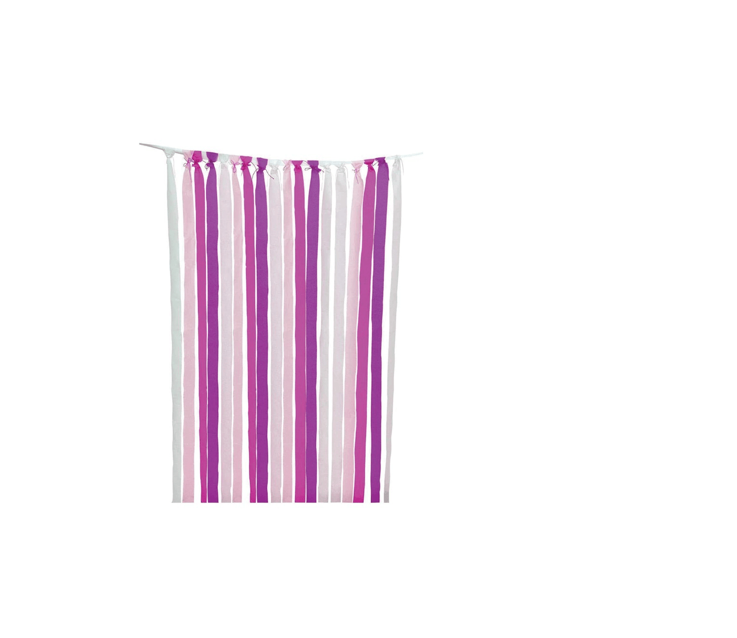 DIY-Partyvorhang Rosa-Lila-Weiß
