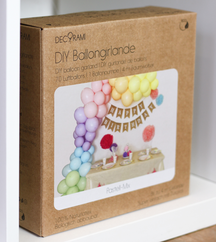 Ballongirlanden-Kit DIY Pastellfarben