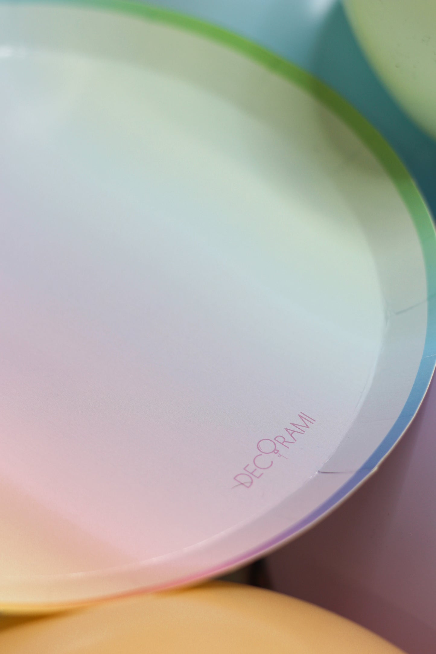 Pappteller "Pastell" 8+1 Stk.
