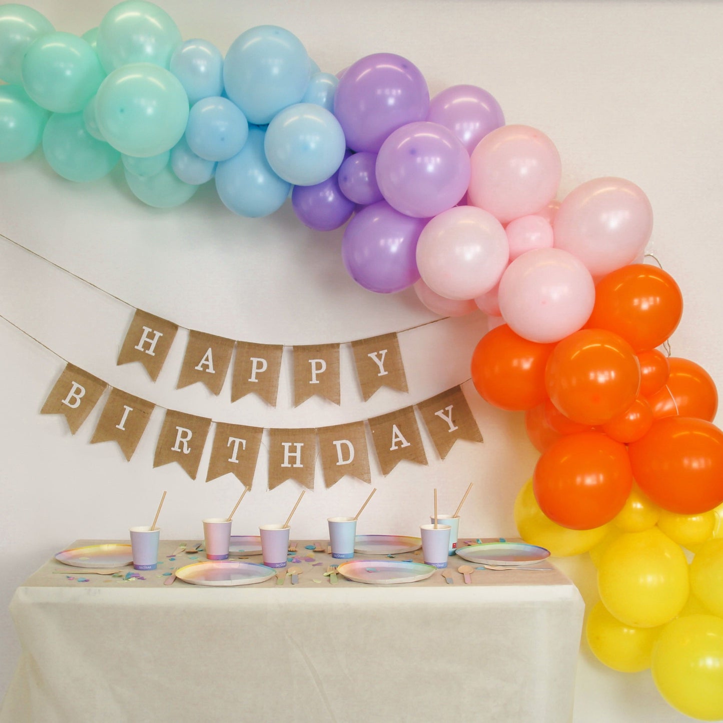 Ballongirlanden-Kit DIY Pastellfarben