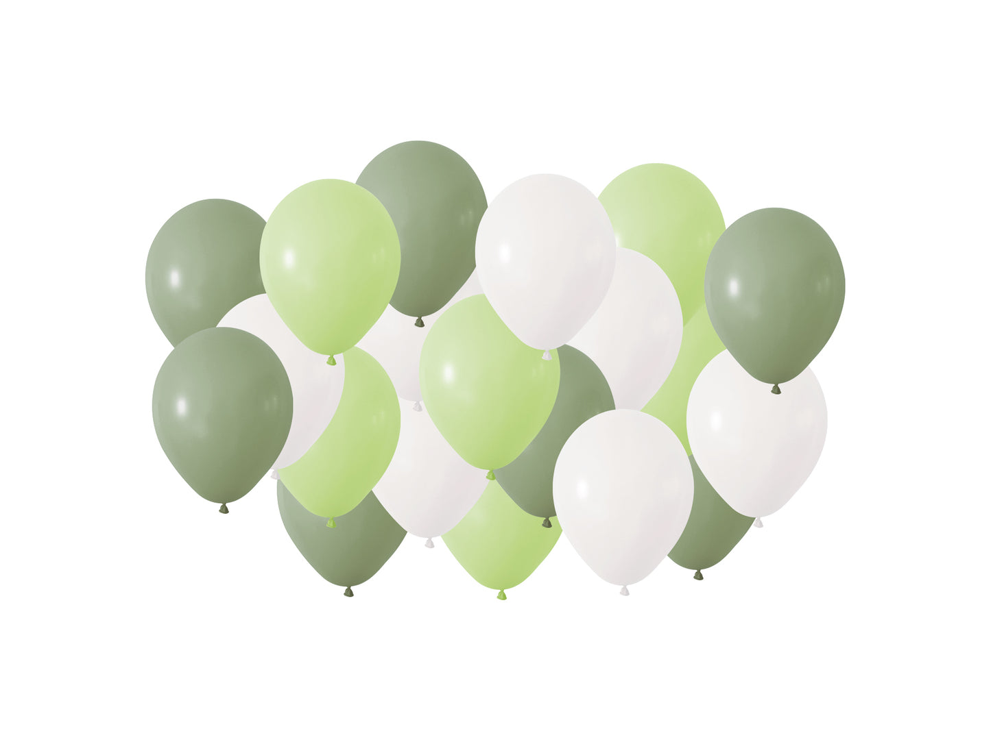 Luftballon-Set Eukalyptus 20 Stk.